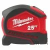 Milwaukee 48-22-6825 25' Compact Heavy Duty Auto Lock Tape