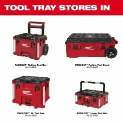 Milwaukee 48-22-8045 PACKOUT Tool Tray W/ 25 Lbs. Weight Capacity