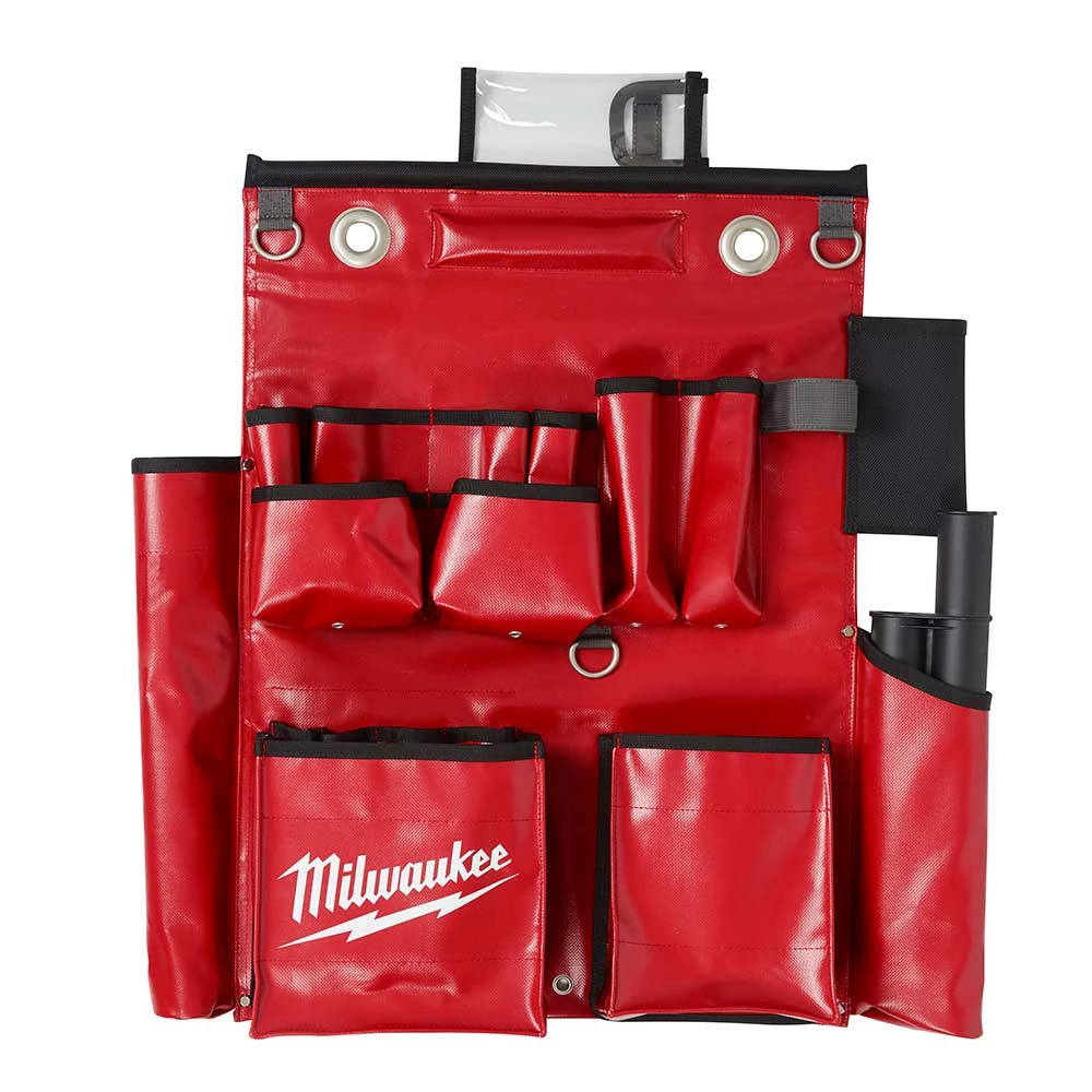 Milwaukee 48-22-8291 18 Pocket Lineman's Compact Durable Aerial Tool Apron Tools & Equipment 3 Milwaukee 48-22-8291 18 Pocket Lineman's Compact Durable Aerial Tool Apron Tools & Equipment