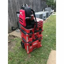Milwaukee 48-22-8301 48-Pocket Tear-Resistant PACKOUT Modular Storage Backpack Tools & Equipment