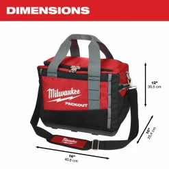 Tools & Equipment Milwaukee 48-22-8321 15-Inch Heavy Duty PACKOUT Polyester Carrying Tool Bag