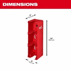 Milwaukee 48-22-8339 M18 PACKOUT Durable Battery Holder Storage System 12 Milwaukee 48-22-8339 M18 PACKOUT Durable Battery Holder Storage System