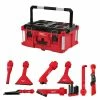 Tools & Equipment Milwaukee 48-22-8425AT Large PACKOUT W/ 7-PC AIR-TIP Attachmment Kit