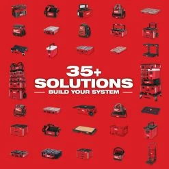 Tools & Equipment Milwaukee 48-22-8425AT Large PACKOUT W/ 7-PC AIR-TIP Attachmment Kit