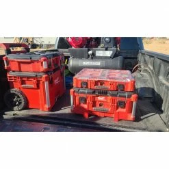 Tools & Equipment Milwaukee 48-22-8426 250-Pound Capacity Polymer Packout Rolling Tool Box