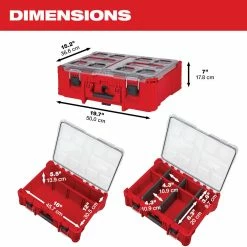 Milwaukee 48-22-8432 PACKOUT Deep Organizer W/ 50 Lb Weight Capacity