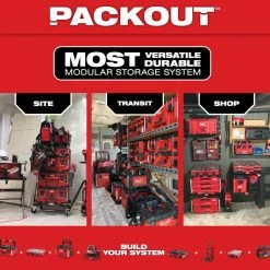 Milwaukee 48-22-8435 5-Bin Impact Resistant Polymer Packout Compact Organizer 15 Milwaukee 48-22-8435 5-Bin Impact Resistant Polymer Packout Compact Organizer