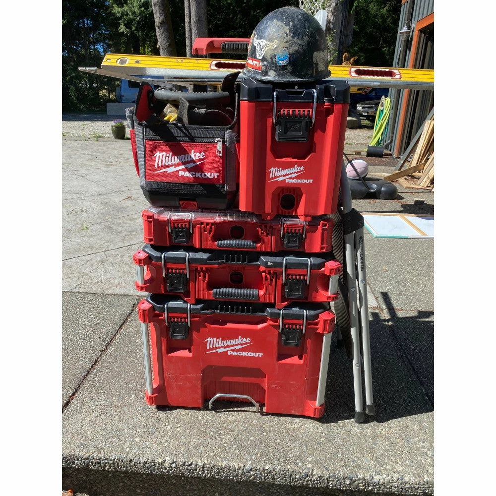 Milwaukee 48-22-8435 5-Bin Impact Resistant Polymer Packout Compact Organizer 9 Milwaukee 48-22-8435 5-Bin Impact Resistant Polymer Packout Compact Organizer