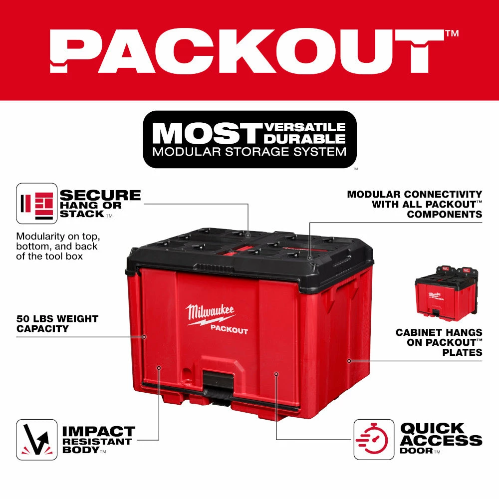 Milwaukee 48-22-8445 PACKOUT Durable Cabinet Storage System 4 Milwaukee 48-22-8445 PACKOUT Durable Cabinet Storage System
