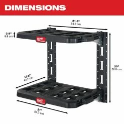 Milwaukee 48-22-8480 PACKOUT Heavy Duty Racking Kit W/ 50 Pound Capacity Tools & Equipment