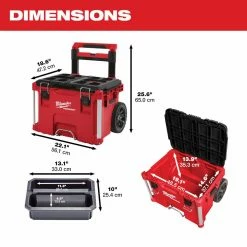Tools & Equipment Milwaukee 48-22-84PKIT PACKOUT Heavy Duty Polymer Tool Box Combo Kit 16 Tools & Equipment Milwaukee 48-22-84PKIT PACKOUT Heavy Duty Polymer Tool Box Combo Kit