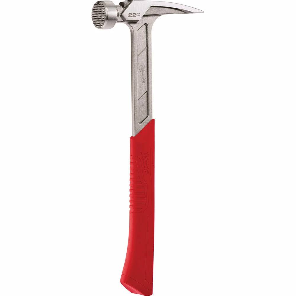 Milwaukee 48-22-9022 22oz Milled Face Framing Hammer W/ I-Beam Handle Tools & Equipment 3 Milwaukee 48-22-9022 22oz Milled Face Framing Hammer W/ I-Beam Handle Tools & Equipment
