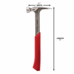 Milwaukee 48-22-9022 22oz Milled Face Framing Hammer W/ I-Beam Handle Tools & Equipment 13 Milwaukee 48-22-9022 22oz Milled Face Framing Hammer W/ I-Beam Handle Tools & Equipment