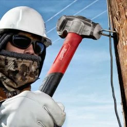 Tools & Equipment Milwaukee 48-22-9040 4 IN 1 Linemans Hammer W/ High Strength Fiberglass Handle
