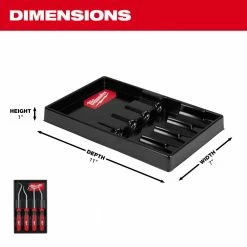 Milwaukee 48-22-9217 All Metal Durabel Core Hose Pick Set - 4 PC