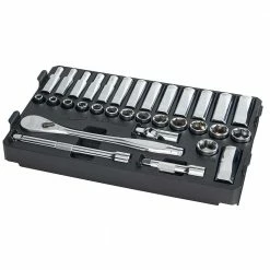 Milwaukee 48-22-9482 3/8” Ratchet Metric Socket Set W/ PACKOUT Case - 32pc 12 Milwaukee 48-22-9482 3/8” Ratchet Metric Socket Set W/ PACKOUT Case - 32pc