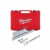 Tools & Equipment Milwaukee 48-22-9510 1/2" Drive Metric Ratchet And Socket Set - 28 PC