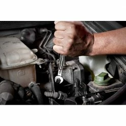 Milwaukee 48-22-9511 Metric Chrome Plated Combination Wrench Set - 11 PC Tools & Equipment