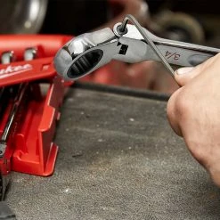 Milwaukee 48-22-9513 Flex Head Ratcheting Metric Combination Wrench Set - 15 PC Tools & Equipment