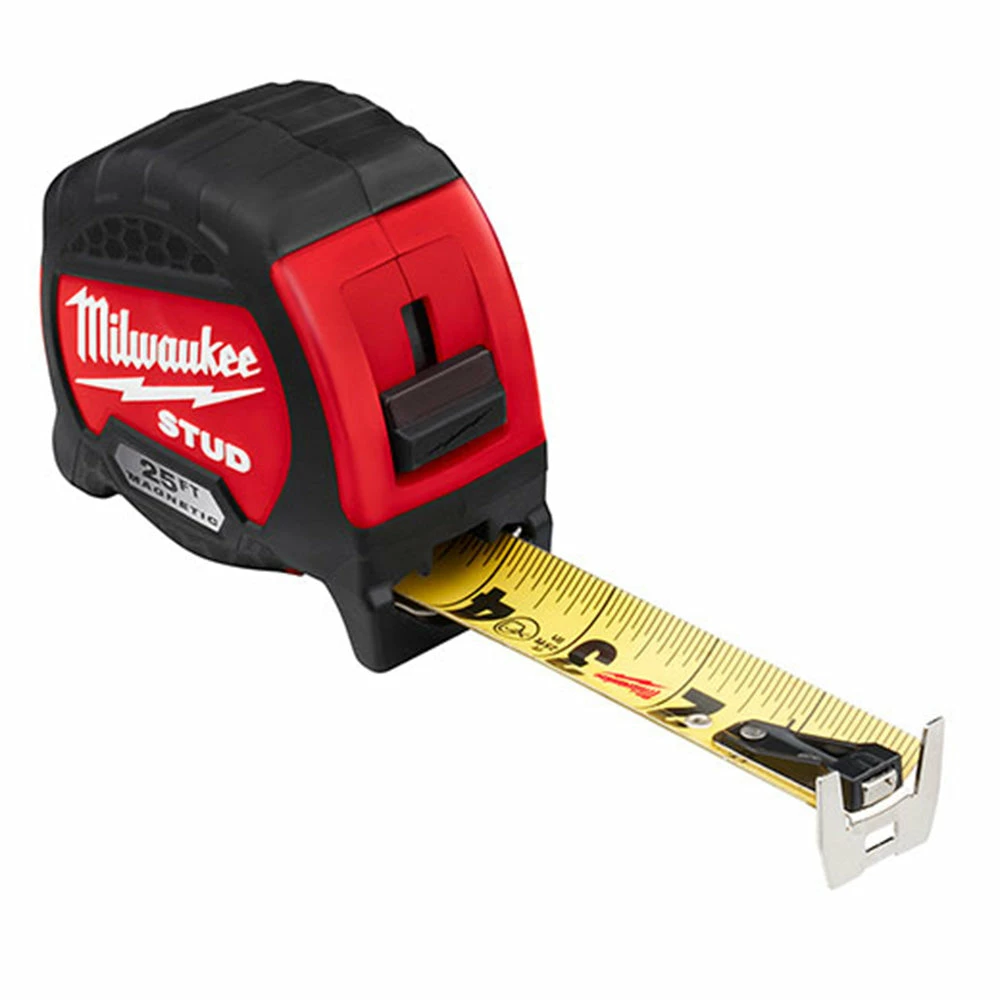Tools & Equipment Milwaukee 48-22-9725M 25 Foot Magnetic STUD Tape Measure 4 Tools & Equipment Milwaukee 48-22-9725M 25 Foot Magnetic STUD Tape Measure