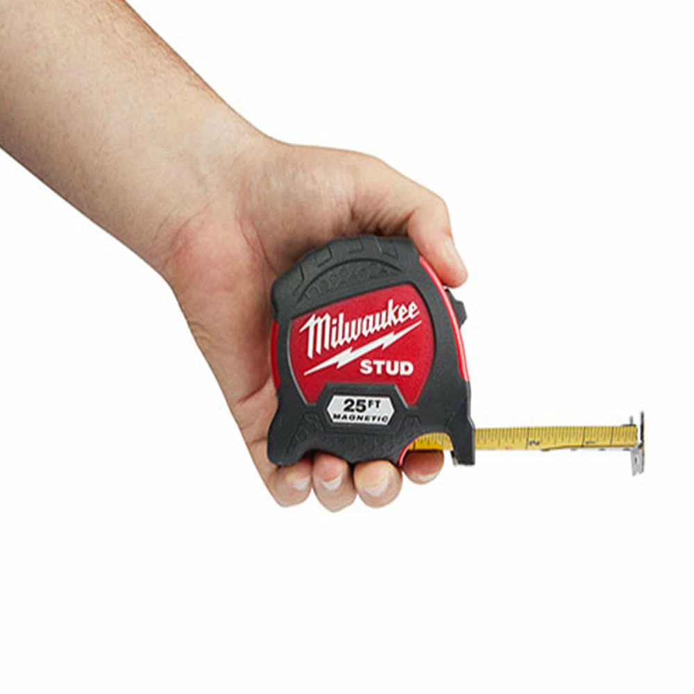 Tools & Equipment Milwaukee 48-22-9725M 25 Foot Magnetic STUD Tape Measure 8 Tools & Equipment Milwaukee 48-22-9725M 25 Foot Magnetic STUD Tape Measure