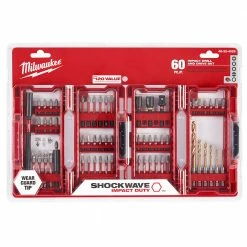 Milwaukee 48-32-4029 SHOCKWAVE Impact Duty Drill/Drive Set - 60 PC Tools & Equipment