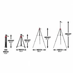 Tools & Equipment Milwaukee 48-35-1411 72" Adjustable Lightweight Durable Aluminum Laser Tripod 16 Tools & Equipment Milwaukee 48-35-1411 72