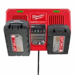 Milwaukee 48-59-1802 REDLINK M18 Dual Bay Simultaneous Rapid Charger