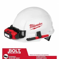 Milwaukee 48-73-1021 Front Brim Vented Hard Hat W/ BOLT Slots Type 1 Class E Tools & Equipment
