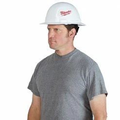 Milwaukee 48-73-1031 Full Brim Vented Hard Hat W/ BOLT Slots Type 1 Class E