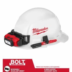 Milwaukee 48-73-1031 Full Brim Vented Hard Hat W/ BOLT Slots Type 1 Class E