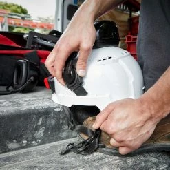 Milwaukee 48-73-1300 White Vented Class C Type 2 Safety Helmet W/ BOLT Tools & Equipment