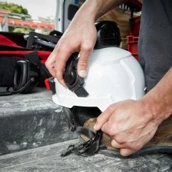 Milwaukee 48-73-1301 White Vented Class E Type 2 Safety Helmet W/ BOLT Tools & Equipment