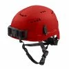 Tools & Equipment Milwaukee 48-73-1309 Red Vented Class E Type 2 Safety Helmet W/ BOLT