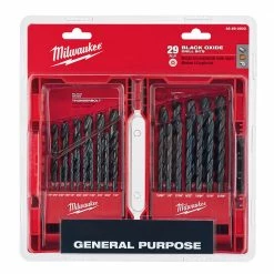 Tools & Equipment Milwaukee 48-89-2802 THUNDERBOLT Black Oxide Drill Bit Set - 29 PC