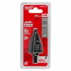 Tools & Equipment Milwaukee 48-89-9212 #12 JAM FREE Step Drill Bit 7/8