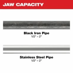 Tools & Equipment Milwaukee 49-16-2697 Black Iron Durable Press Jaw 1/2