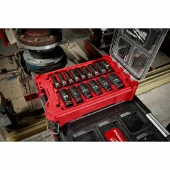 Tools & Equipment Milwaukee 49-66-6802 SHOCKWAVE 1/2” Impact Duty Socket SAE PACKOUT Set - 15 PC