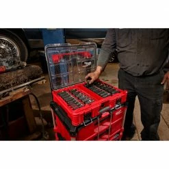 Tools & Equipment Milwaukee 49-66-6805 SHOCKWAVE 3/8” Impact Duty Socket PACKOUT Set - 36 PC 14 Tools & Equipment Milwaukee 49-66-6805 SHOCKWAVE 3/8” Impact Duty Socket PACKOUT Set - 36 PC