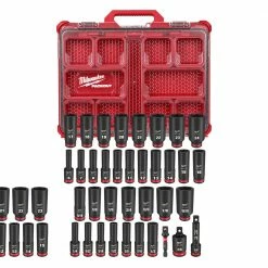 Tools & Equipment Milwaukee 49-66-6805 SHOCKWAVE 3/8” Impact Duty Socket PACKOUT Set - 36 PC 15 Tools & Equipment Milwaukee 49-66-6805 SHOCKWAVE 3/8” Impact Duty Socket PACKOUT Set - 36 PC