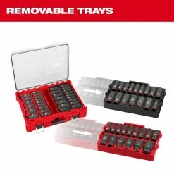 Milwaukee 49-66-6806 SHOCKWAVE 1/2” Impact Duty Socket PACKOUT Set - 31 PC Tools & Equipment