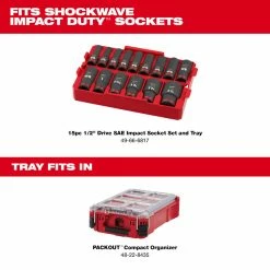 Tools & Equipment Milwaukee 49-66-6817 SHOCKWAVE 1/2