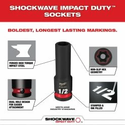 Milwaukee 49-66-7006 SHOCKWAVE 3/8
