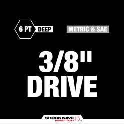 Milwaukee 49-66-7009 SHOCKWAVE 3/8