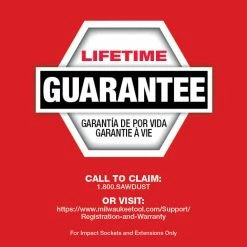 Milwaukee 49-66-7022 SHOCKWAVE 1/2" Drive SAE 6 Point Socket Set - 9PC Tools & Equipment 13 Milwaukee 49-66-7022 SHOCKWAVE 1/2