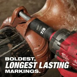 Milwaukee 49-66-7024 SHOCKWAVE 3/8" Drive SAE 6 Point Impact Socket Set - 8PC Tools & Equipment 12 Milwaukee 49-66-7024 SHOCKWAVE 3/8