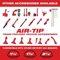 Milwaukee 49-90-2019A AIR-TIP 3-Piece Automotive Vacuum Tool Attachment Kit