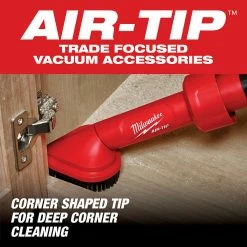 Tools & Equipment Milwaukee 49-90-2021 AIR-TIP Rotating Corner Brush Tool Attachment
