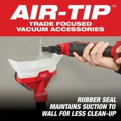 Tools & Equipment Milwaukee 49-90-2022 AIR-TIP Vacuum Dust Collector Attachment