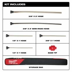 Milwaukee 49-90-2037 AIR-TIP Long Reach Flexible Micro Hose Set Attachment